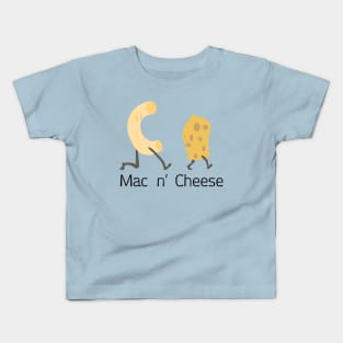 Funny Mac N Cheese Design Kids T-Shirt